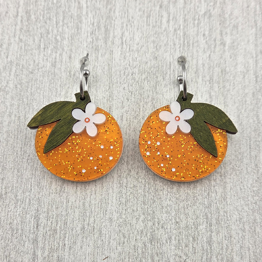 Orange Blossom Earrings