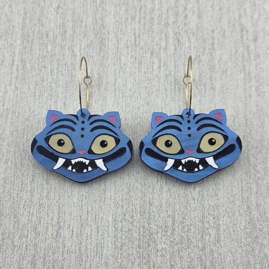 Derpy Cat Earrings