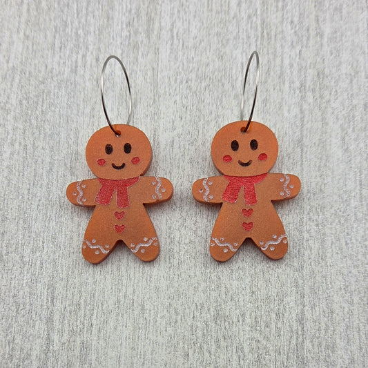 Gingerbread Cookie Earrings