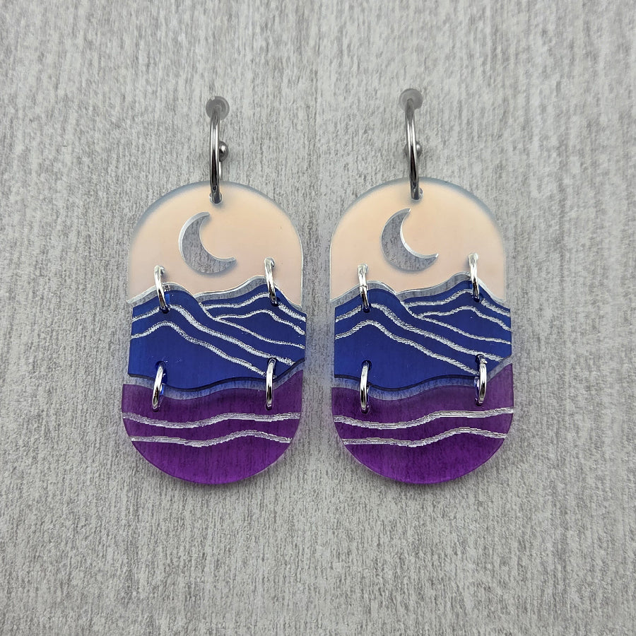 Mountain Moon Earrings