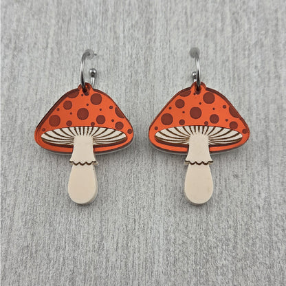 Mushroom Earrings