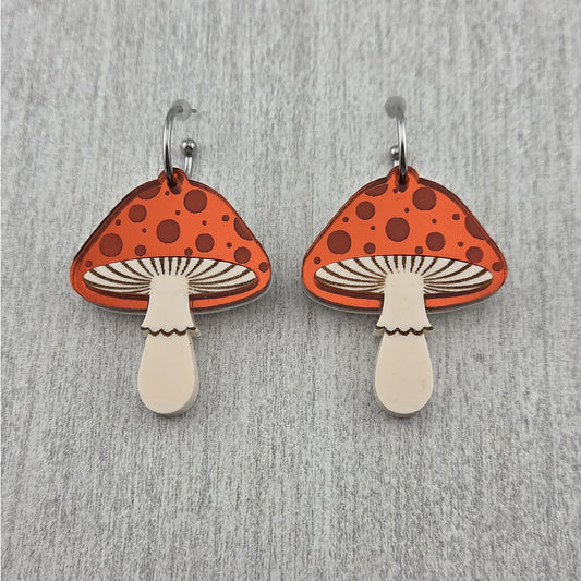 Mushroom Earrings