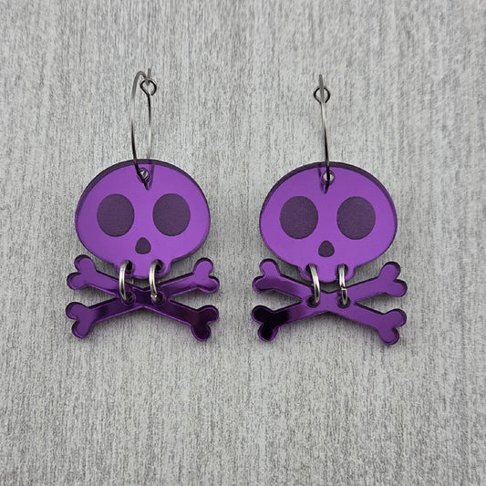Skelly and Crossbones Earrings
