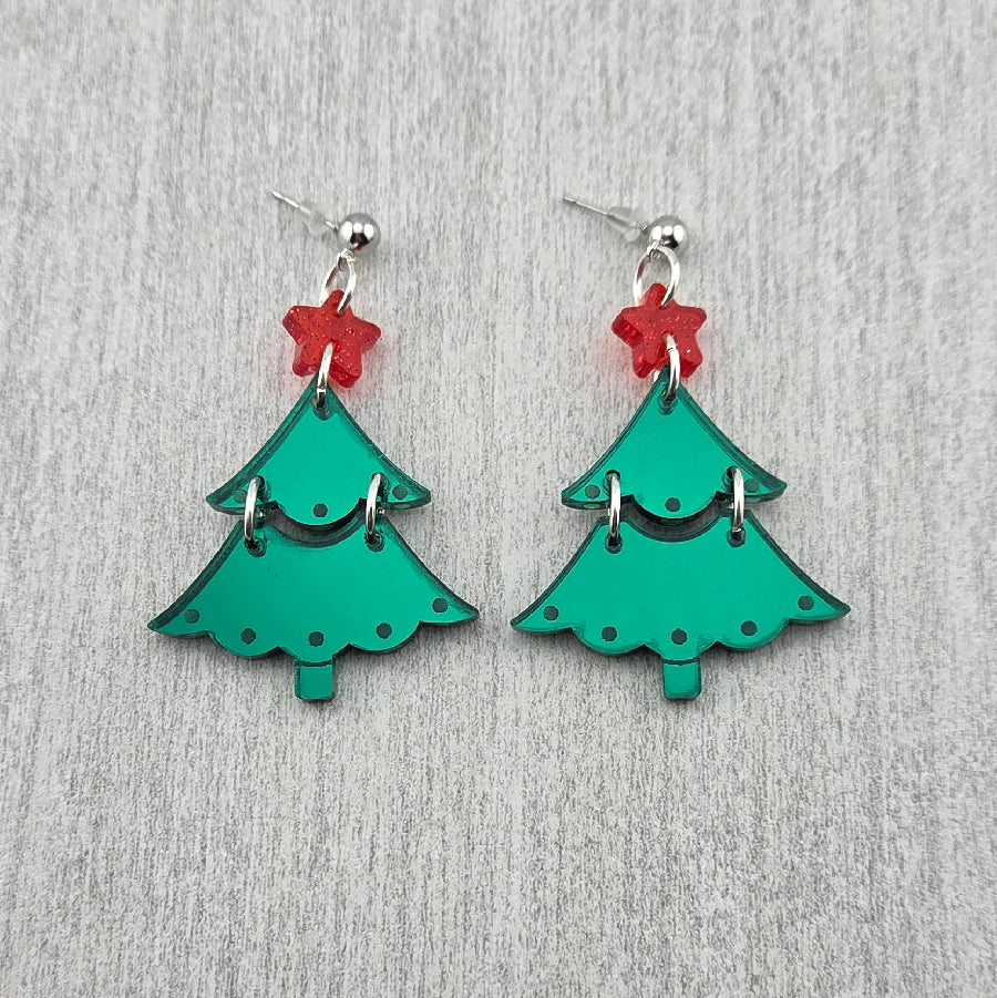 Christmas Tree Earrings