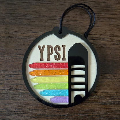 Ypsi Pride Watertower Ornament