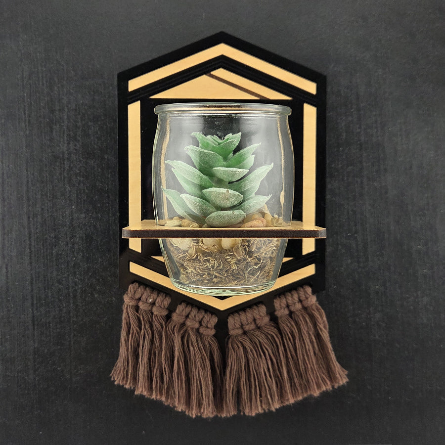 Geometric Plant Sconce