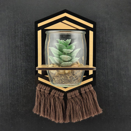 Geometric Plant Sconce