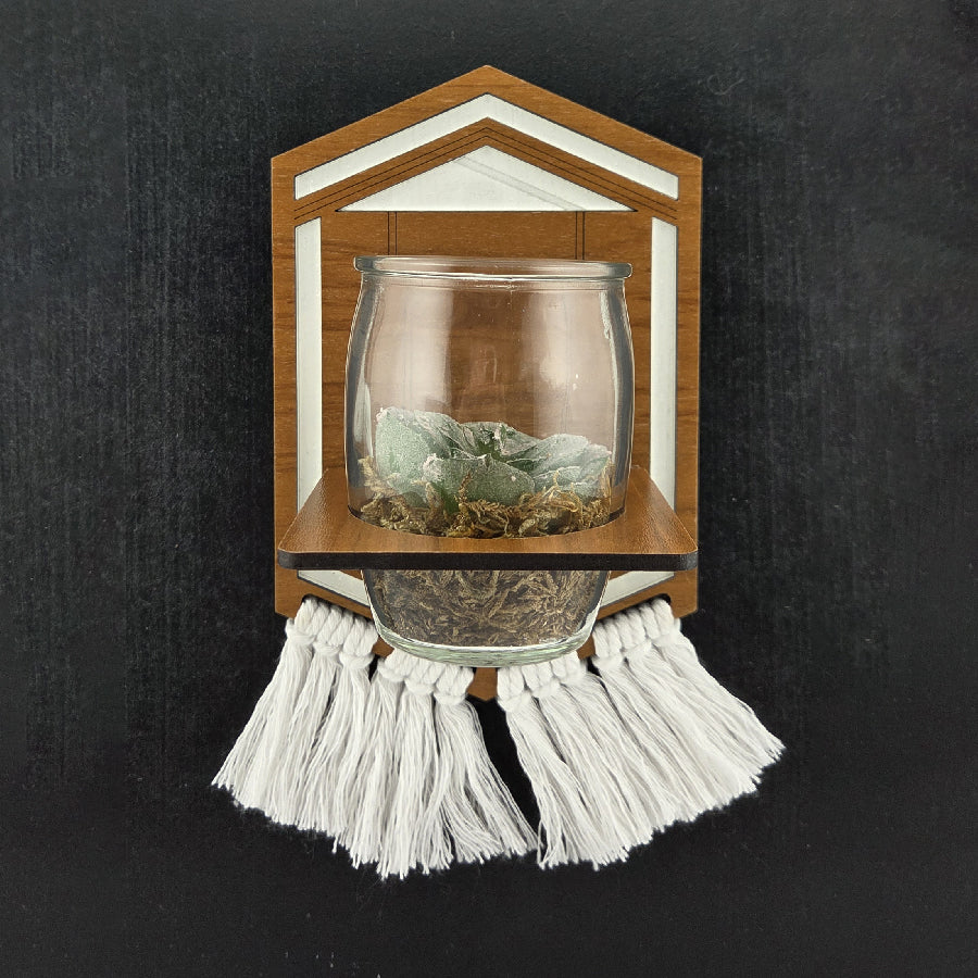 Geometric Plant Sconce