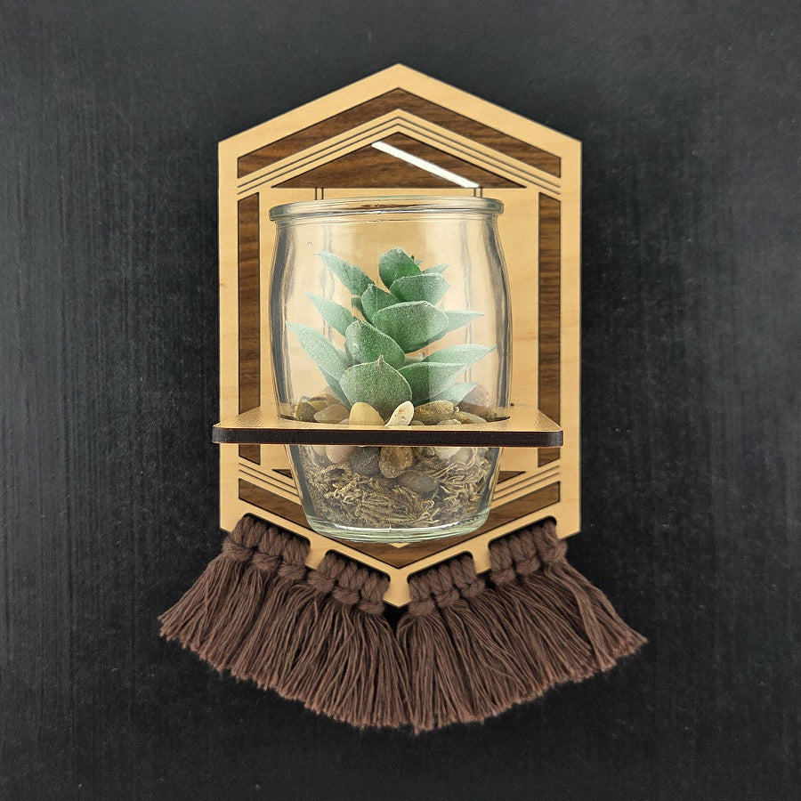 Geometric Plant Sconce