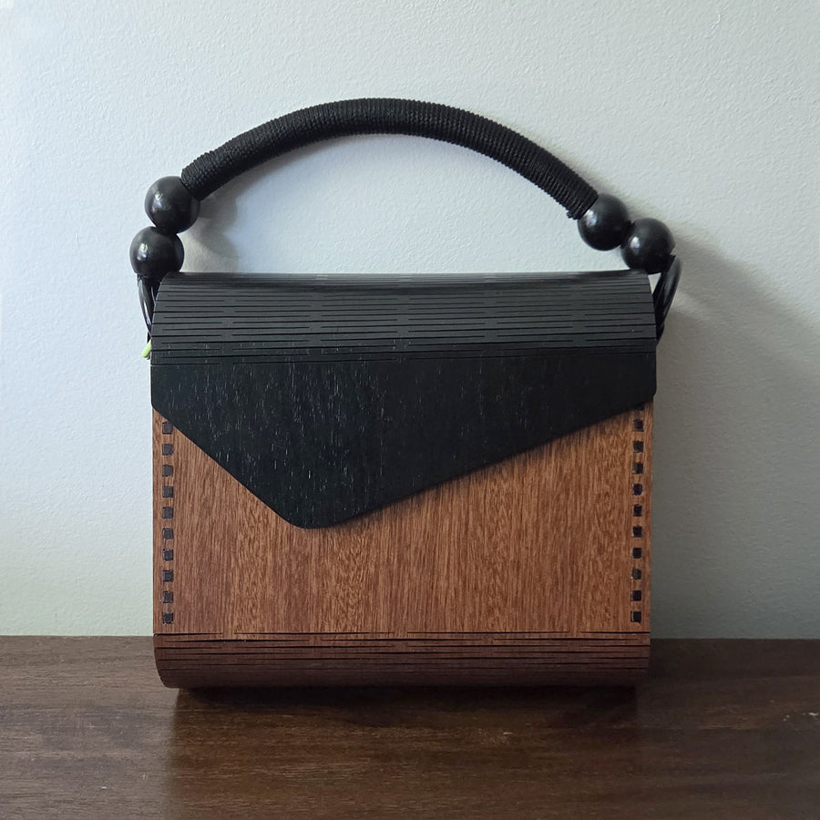 Black & Zebrawood Purse