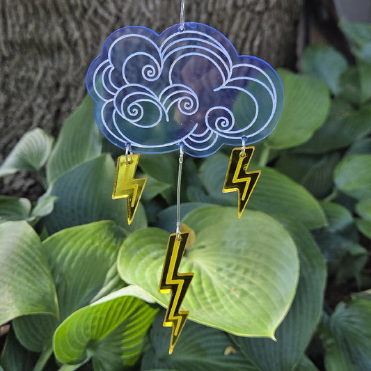 Lightning Cloud Suncatcher