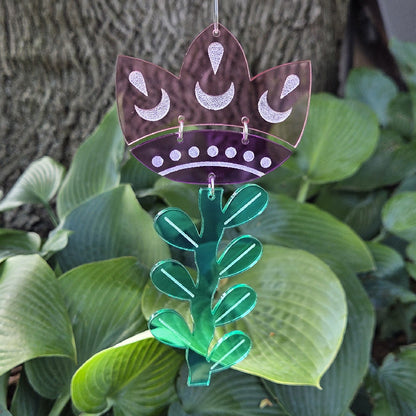 Folk Tulip Suncatcher