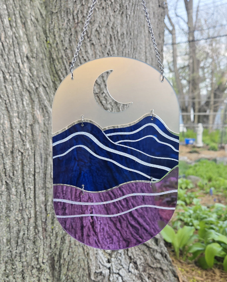 Mountain Moon Suncatcher