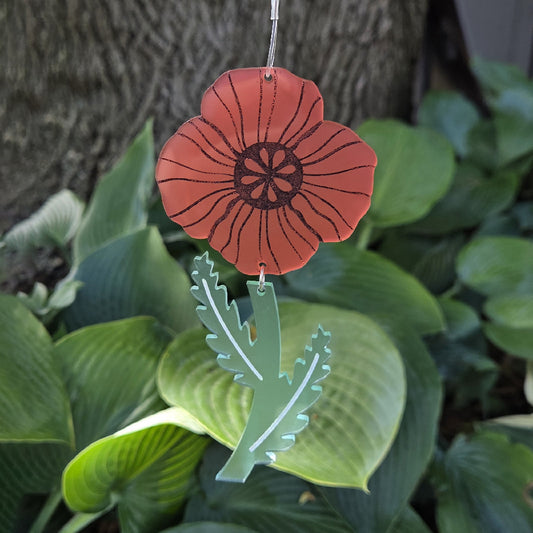Poppy Suncatcher
