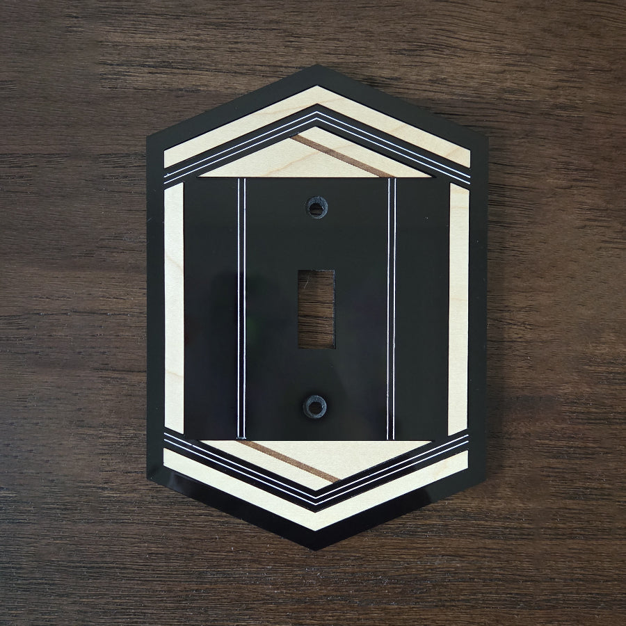 Geometric Switchplate Cover