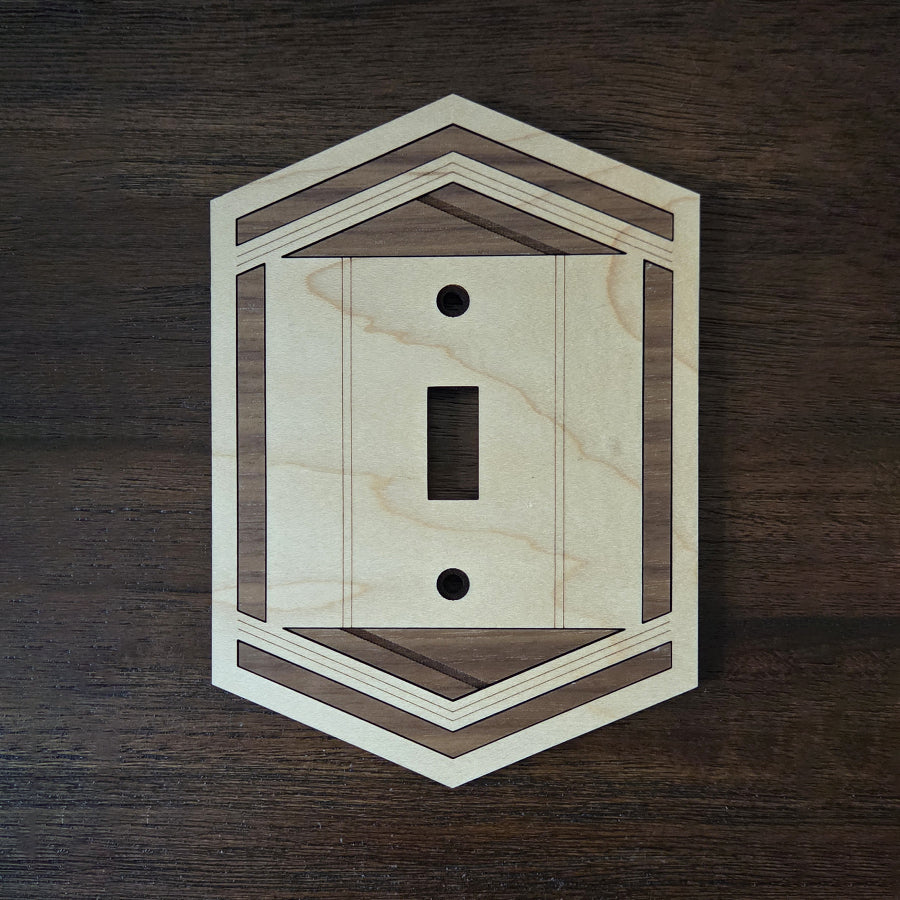 Geometric Switchplate Cover
