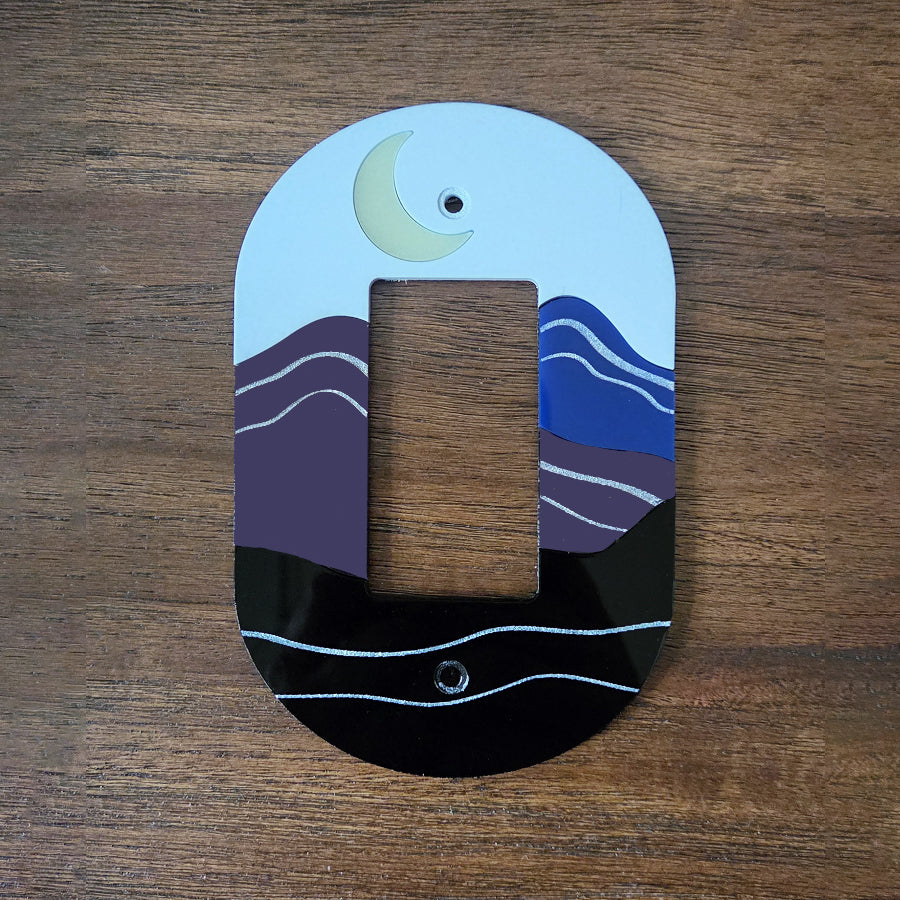 Mountain Moon Switchplate Cover