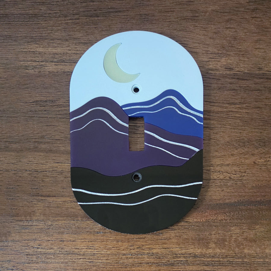 Mountain Moon Switchplate Cover
